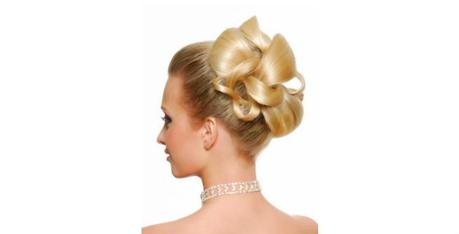 Elegant Loop Updo for Blonde Hair