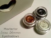 Review: Maxfactor Excess Shimmer Eyeshadows