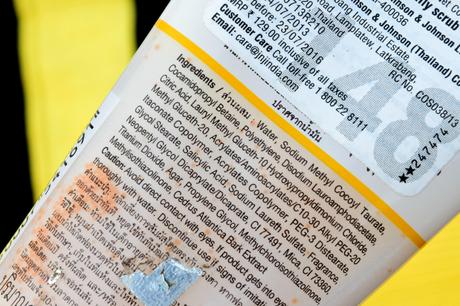 Neutrogena Deep Clean Blackhead Eliminating Daily Scrub Ingredients