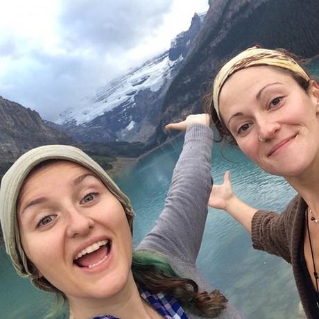 Lake Louise selfie