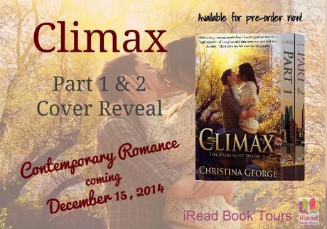 COVER REVEAL WITH A BONUS!  DISCOVER MORE ABOUT CLIMAX BY CHRISTINA GEORGE (THE PUBLICIST BOOK 3) AND WIN AN AMAZON GIFT CARD
