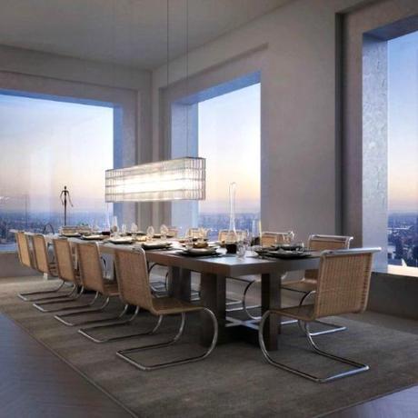 $80 million New York City Penthouse New York city penthouse living room