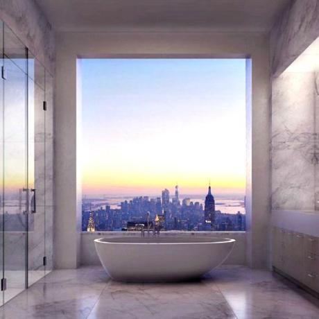 $80 million New York City Penthouse bathroom