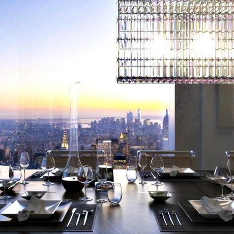 $80 million New York City Penthouse dining room