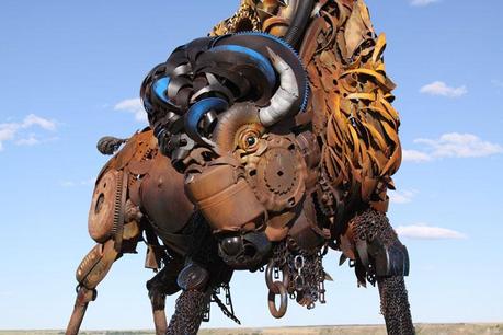 The Incredible Scrap Metal Sculptures by John Lopez