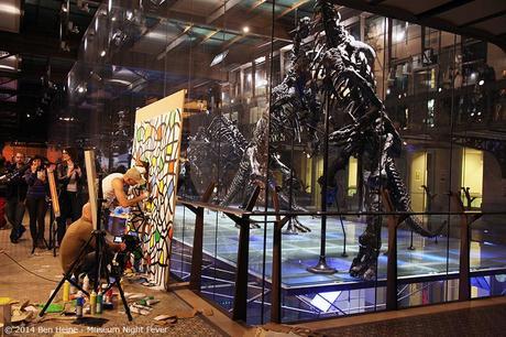 Dinoaurs in Science Museum - Art project