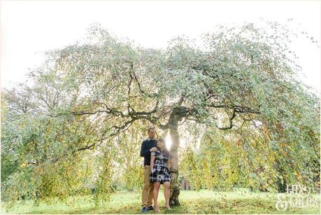 Engagement Shoot in Valley Gardens in Autumn | A couple have fun in the autumn leaves | Copyright Tux & Tales Photography