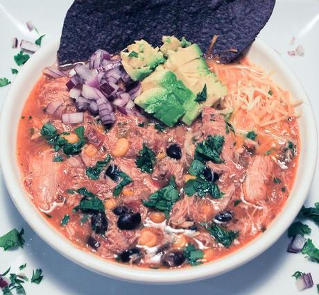 Slow Cooker Mexican Chicken and Black Bean Stew