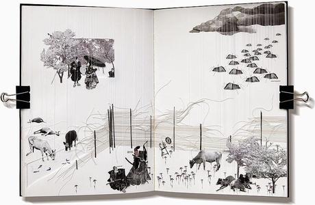 paper | book with hand cut detail