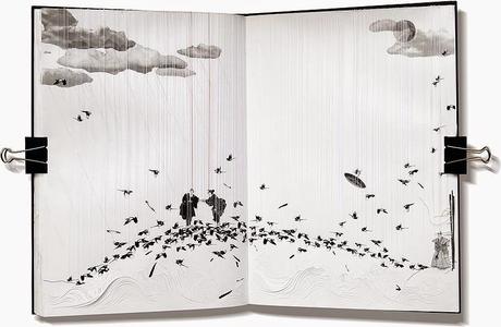 paper | book with hand cut detail