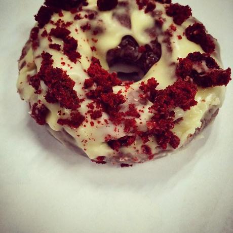 Krispy Kreme Red Velvet donut