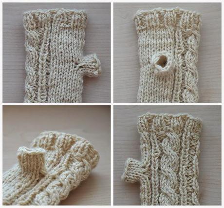 Cable Knit Hand Warmers | Free Pattern