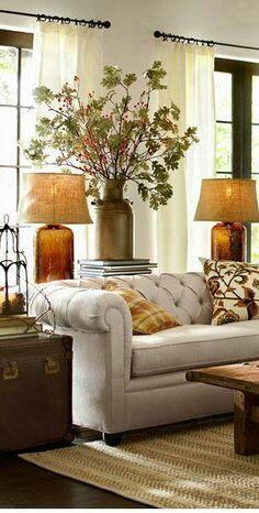 Home Decor in Warm Autumn Colors!