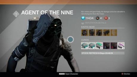 Destiny: Xur location and inventory for October 31, November 1