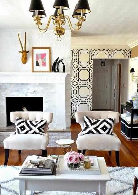 Weekend Roomspiration!!  Rooms I've Never Posted Before, Lots of White!