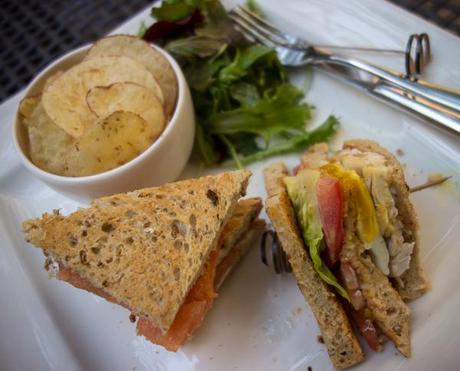 Sandwiches at Queensberry Hotel, Bath, UK