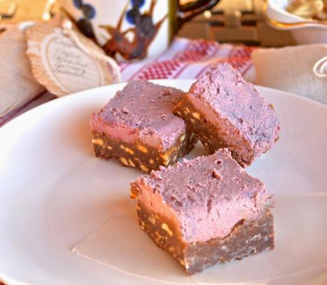 Chocolate Raspberry Fudge (Paleo, GAPS, Dessert)