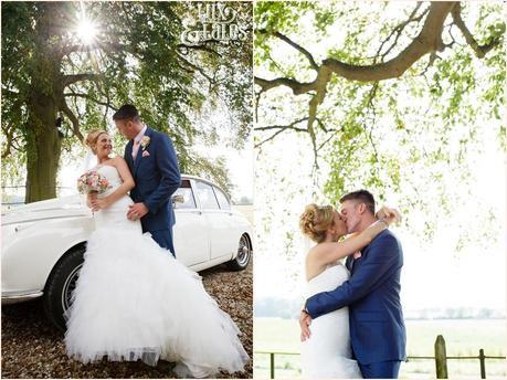 The Priory Cottages Wedding Photography Leeds - Bride & Groom Portraits under tree