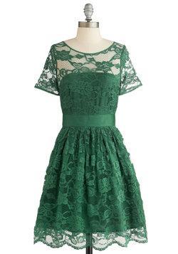 Adrift on a Cloud Dress in Emerald By BB Dakota $99.99  