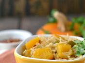 Pumpkin Rice Thanksgiving (Arroz Calabaza Vegan Recipe)