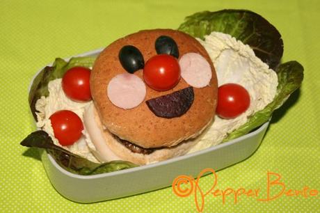 Pepper's Anpanman  Bento Lunch Box Tutorial Stage 4