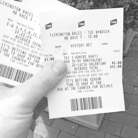 Are these the winning tickets? I have a mystery bet on. It would be great if that won. How amazing would that be!