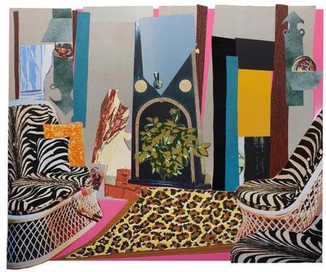 mickalene-thomas-interior-zebra-with-two-chairs-and-funky-fur