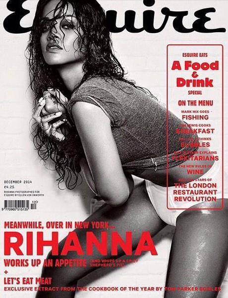 Rihanna Poses For UK Esquire