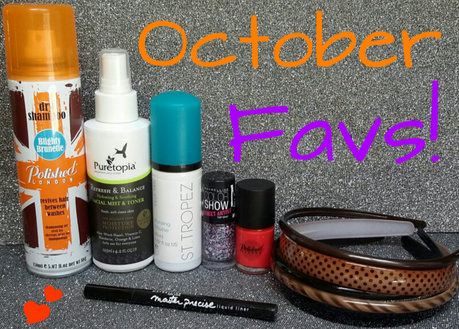 OCTOBER FAVS