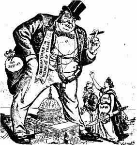Gilded Age political cartoon
