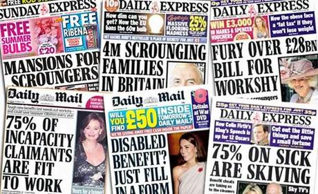 It seems I’m just another feckless ‘welfare’ scrounger……