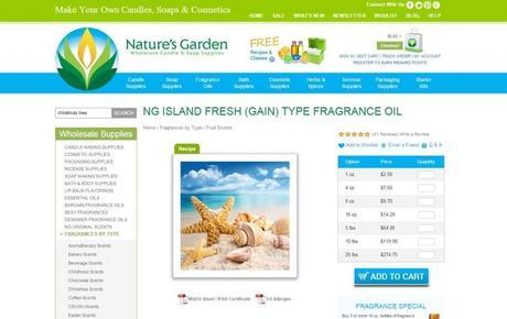 island fresh page