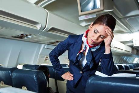 Confessions of a Flight Attendant: Push people. The lavatory door says push. 