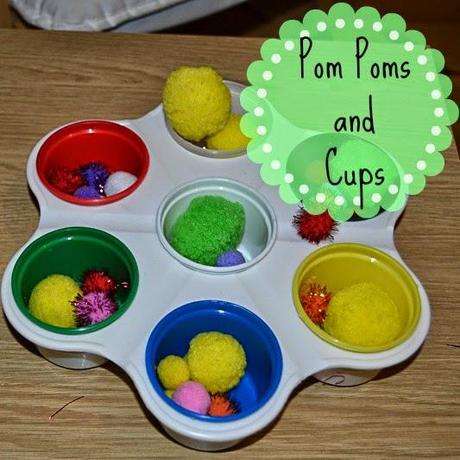 Day 27: Pom poms and cups