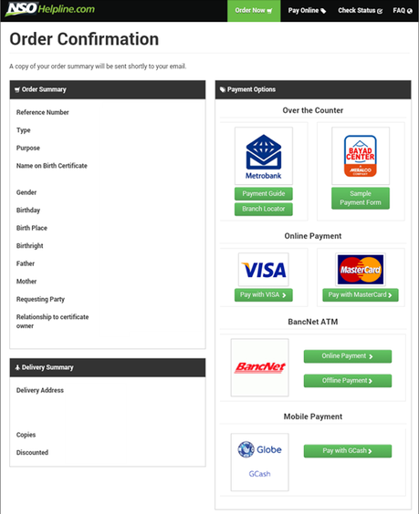 Payment Options