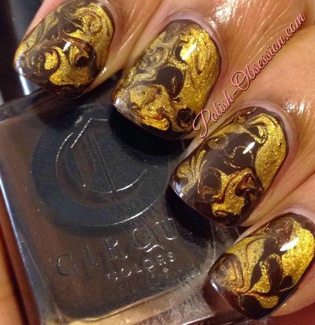 Fall Busy Girl Nails - Brown