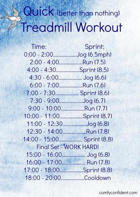 Quick Treadmill Workout