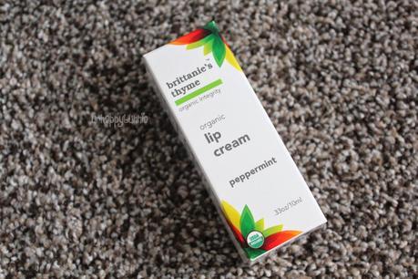 Brittanie's Thyme Organic Peppermint Lip Cream