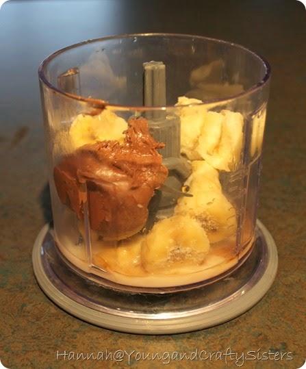 Reese's spread banana ice cream 1