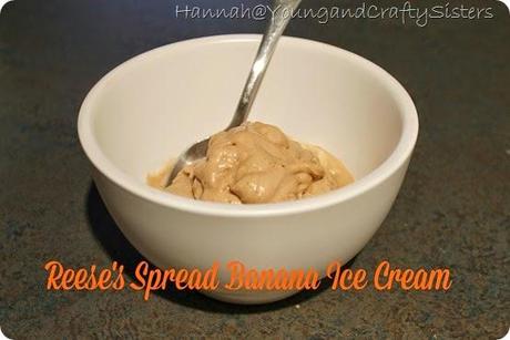 Reese's spread banana ice cream 3