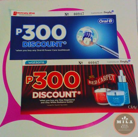 Oral B and Olay Discount Vouchers 