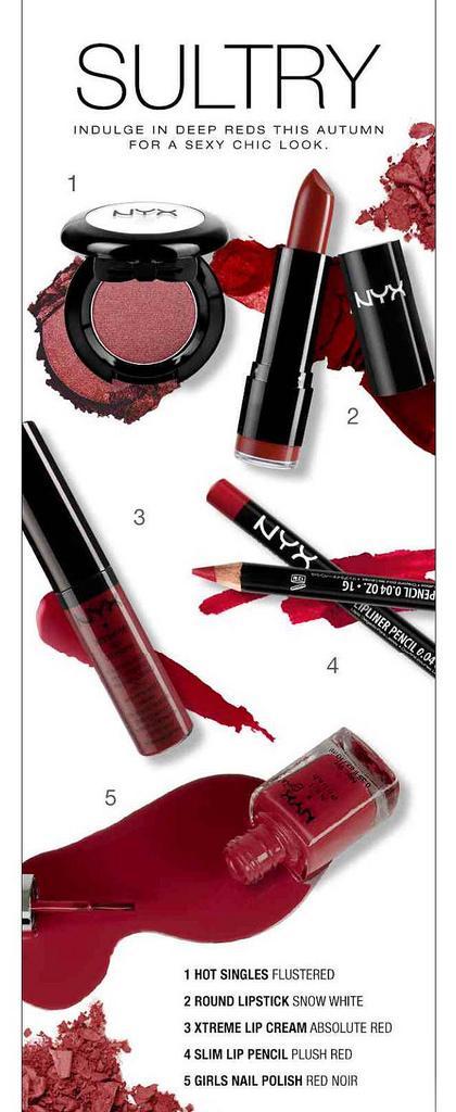 berry colored lipstick, berry colored nail polish