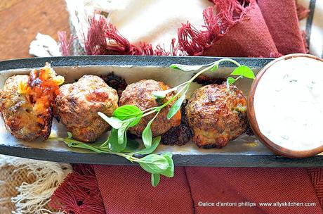 turkish lamb asiago meatballs