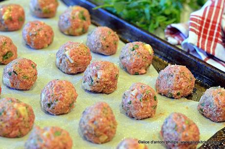 turkish lamb asiago meatballs