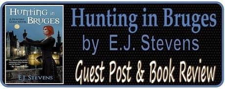 Hunting in Bruges by EJ Stevens: Guest Post with Book Review