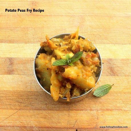 URULAI KIZHANGU  PATTANI PORIYAL | POTATO PEAS FRY