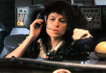 Lt. Ripley on board Nostromo