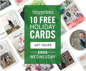 Tiny Prints 10 Free Holiday Cards