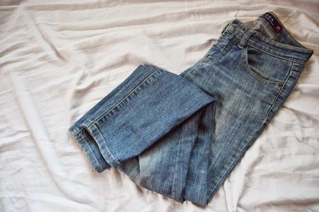 DIY Tattered Jeans