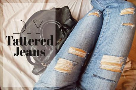 DIY Tattered Jeans